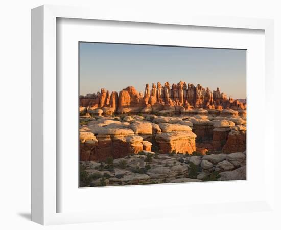 Rock Spires and Grabens at Chesler Park, The Needles, Canyonlands National Park, Utah, USA-Jamie & Judy Wild-Framed Photographic Print