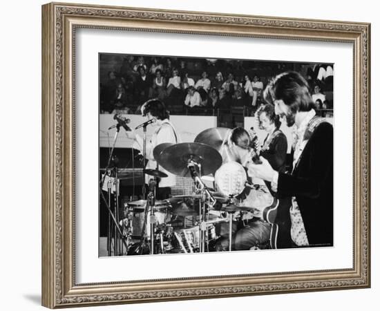 Rock Star Eric Clapton Playing Guitar in the Group Blind Faith-Ralph Crane-Framed Premium Photographic Print