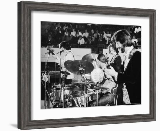 Rock Star Eric Clapton Playing Guitar in the Group Blind Faith-Ralph Crane-Framed Premium Photographic Print