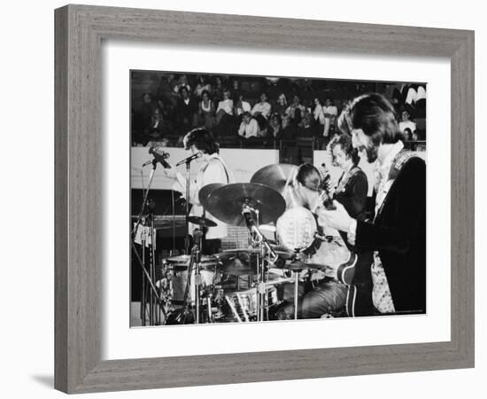 Rock Star Eric Clapton Playing Guitar in the Group Blind Faith-Ralph Crane-Framed Premium Photographic Print