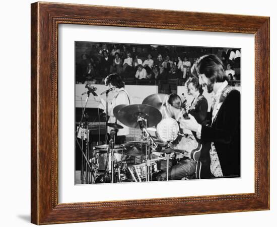 Rock Star Eric Clapton Playing Guitar in the Group Blind Faith-Ralph Crane-Framed Premium Photographic Print