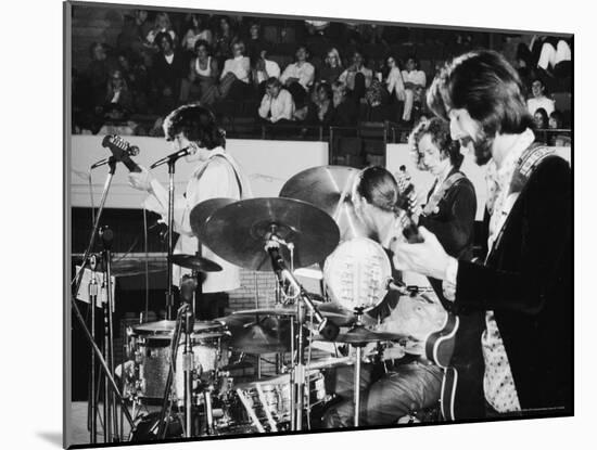 Rock Star Eric Clapton Playing Guitar in the Group Blind Faith-Ralph Crane-Mounted Premium Photographic Print