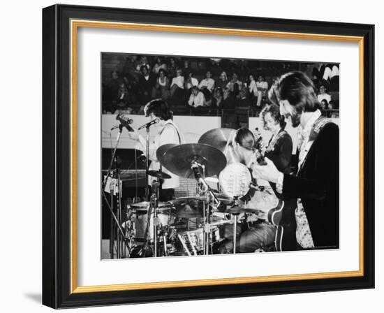 Rock Star Eric Clapton Playing Guitar in the Group Blind Faith-Ralph Crane-Framed Premium Photographic Print