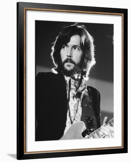 Rock Star Eric Clapton Playing Guitar in the Group Blind Faith-Ralph Crane-Framed Premium Photographic Print