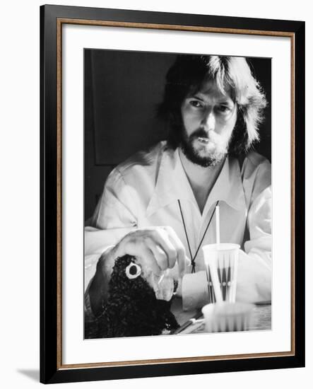 Rock Star Eric Clapton-Ralph Crane-Framed Premium Photographic Print