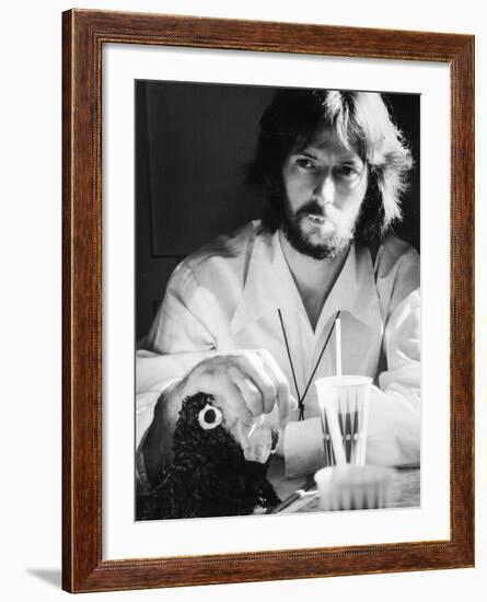 Rock Star Eric Clapton-Ralph Crane-Framed Premium Photographic Print