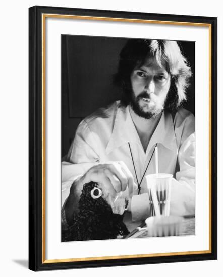 Rock Star Eric Clapton-Ralph Crane-Framed Premium Photographic Print