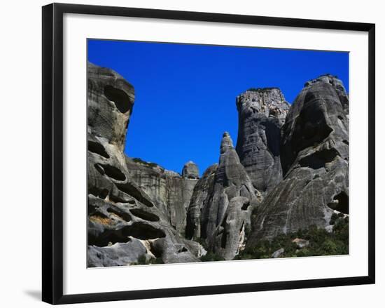 Rock Towers of Meteora-Perry Mastrovito-Framed Photographic Print