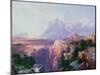 Rock Towers of the Rio Virgin, 1908-Thomas Moran-Mounted Giclee Print