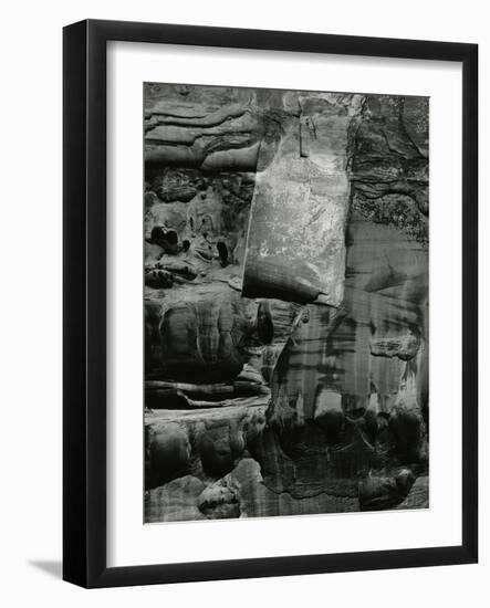 Rock Wall, Glen Canyon, 1975-Brett Weston-Framed Photographic Print