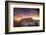 Rock Wall Sunset-Bob Larson-Framed Art Print