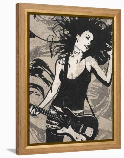 Rock-Melissa Pluch-Framed Stretched Canvas