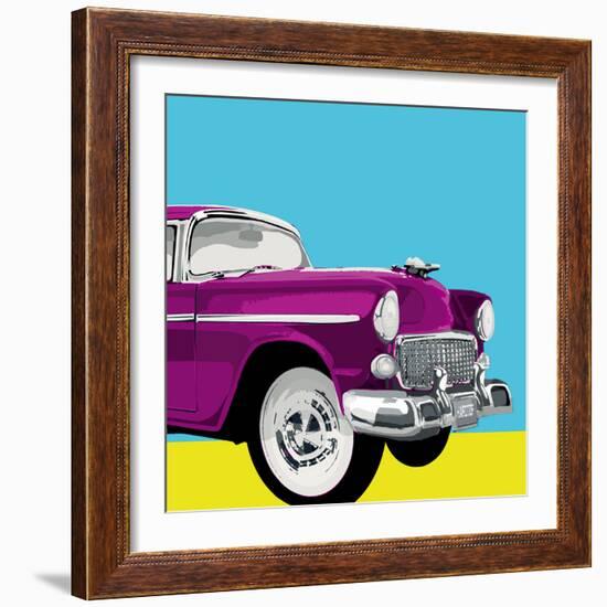 Rockabilly II-Linda Wood-Framed Giclee Print