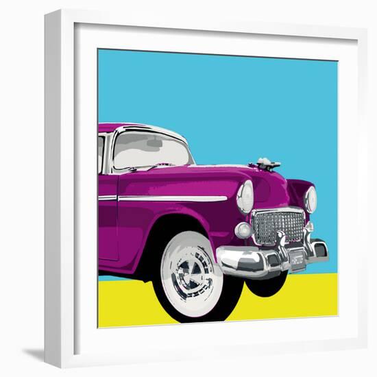 Rockabilly II-Linda Wood-Framed Giclee Print