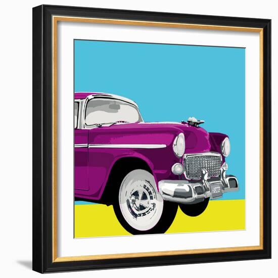 Rockabilly II-Linda Wood-Framed Giclee Print