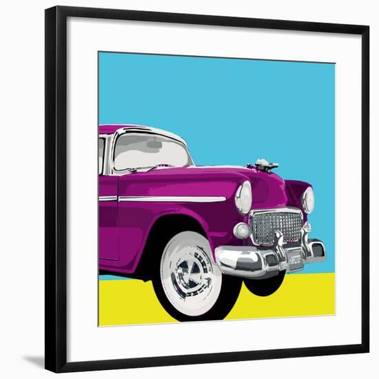 Rockabilly II-Linda Wood-Framed Giclee Print