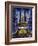 Rockefeller Center 2 Blue-Bill Bell-Framed Giclee Print