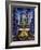 Rockefeller Center 2 Blue-Bill Bell-Framed Giclee Print