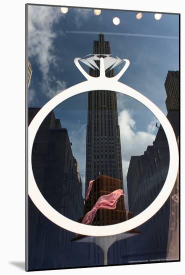 Rockefeller Center Reflection-null-Mounted Photo