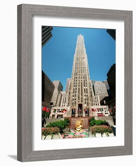 Rockefeller Center Sale-Mark Lennihan-Framed Photographic Print