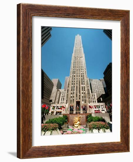 Rockefeller Center Sale-Mark Lennihan-Framed Photographic Print