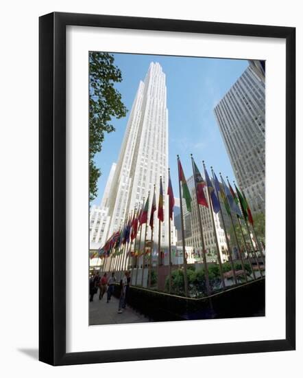 Rockefeller Center-Marty Lederhandler-Framed Photographic Print