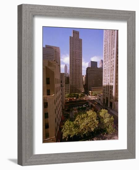 Rockefeller Center-Marty Lederhandler-Framed Photographic Print