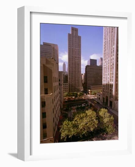 Rockefeller Center-Marty Lederhandler-Framed Photographic Print