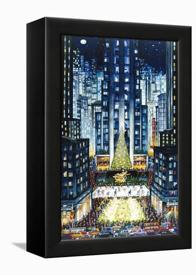 Rockefeller Christmas-Bill Bell-Framed Premier Image Canvas