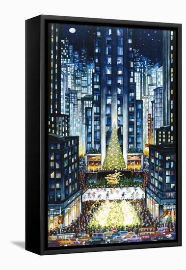 Rockefeller Christmas-Bill Bell-Framed Premier Image Canvas