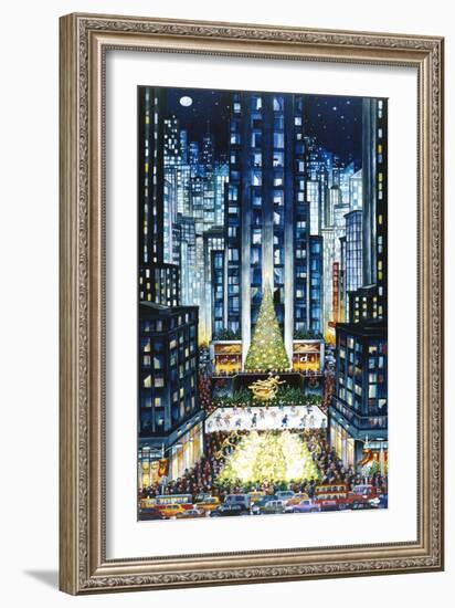 Rockefeller Christmas-Bill Bell-Framed Giclee Print