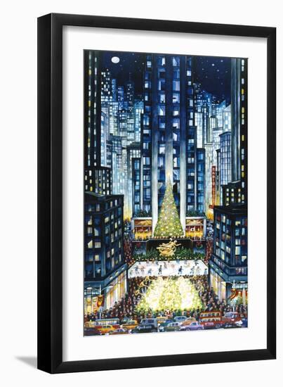 Rockefeller Christmas-Bill Bell-Framed Giclee Print