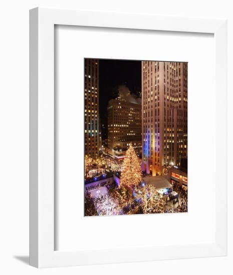 Rockefeller Tree Lighting-Frank Franklin II-Framed Photographic Print