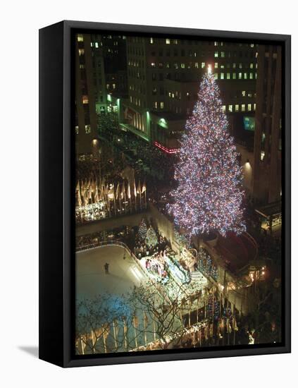 Rockefeller Tree-Mark Lennihan-Framed Premier Image Canvas