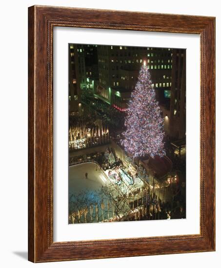 Rockefeller Tree-Mark Lennihan-Framed Photographic Print