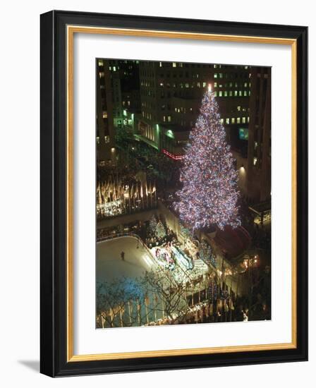 Rockefeller Tree-Mark Lennihan-Framed Photographic Print