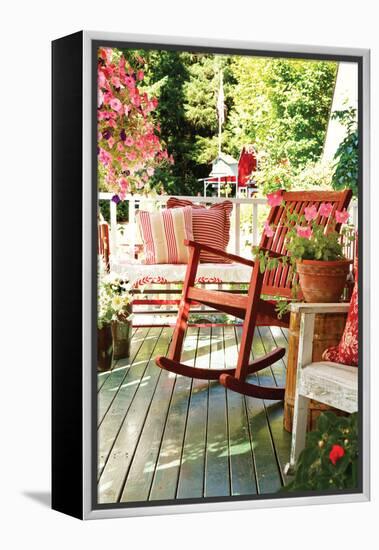 Rocker on the Porch I-Philip Clayton-thompson-Framed Premier Image Canvas