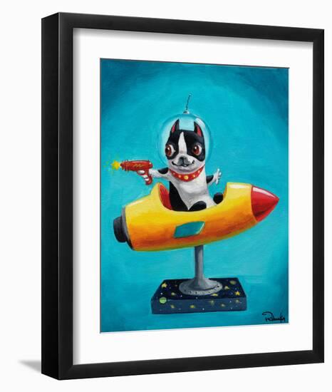 Rocket Blue-Brian Rubenacker-Framed Art Print