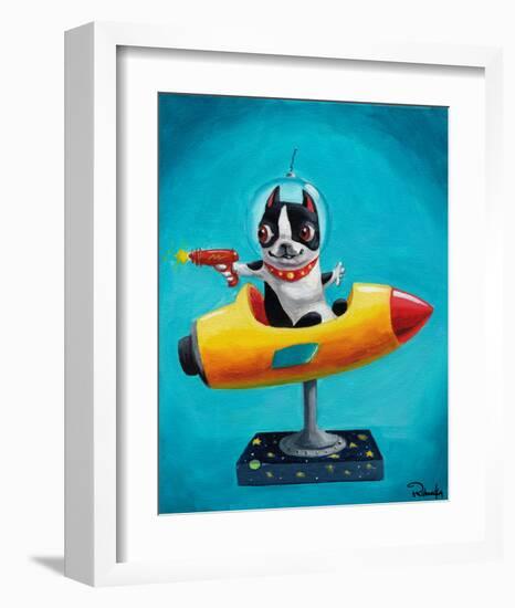 Rocket Blue-Brian Rubenacker-Framed Art Print