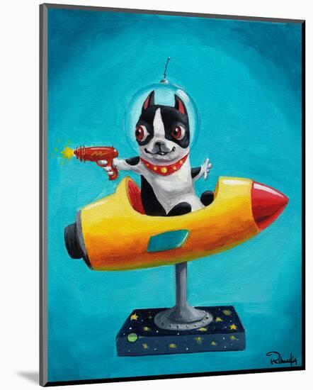 Rocket Blue-Brian Rubenacker-Mounted Art Print