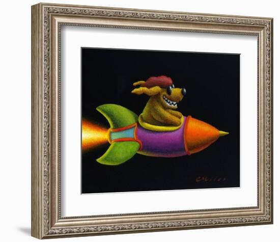 Rocket Dog-Chris Miles-Framed Art Print