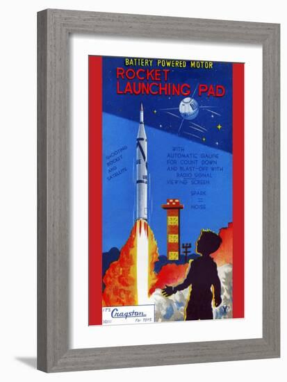 Rocket Launching Pad-null-Framed Art Print