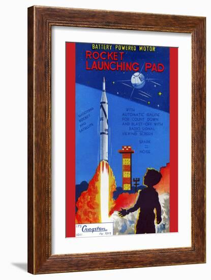 Rocket Launching Pad-null-Framed Art Print