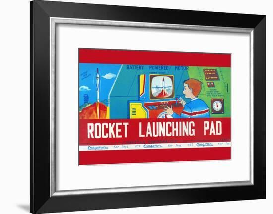 Rocket Launching Pad-null-Framed Art Print