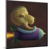 Rocket Lion-Chris Miles-Mounted Art Print