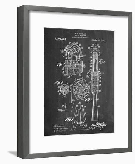 Rocket Patent-null-Framed Art Print