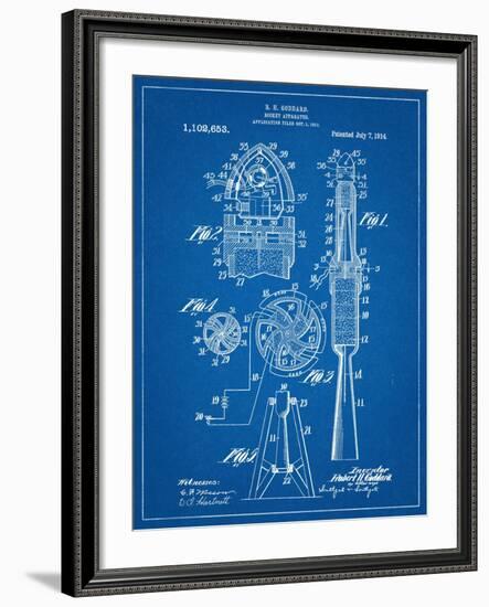 Rocket Patent-null-Framed Art Print