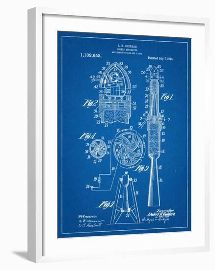 Rocket Patent-null-Framed Art Print