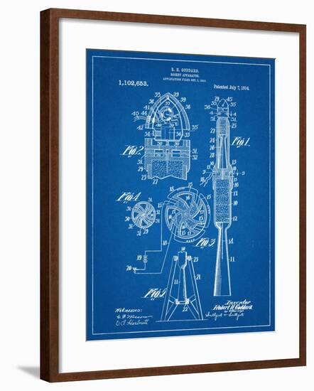 Rocket Patent-null-Framed Art Print