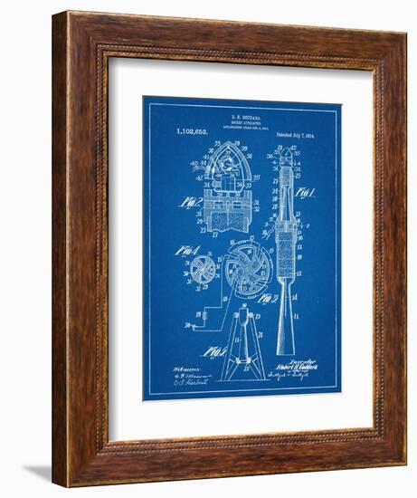 Rocket Patent-null-Framed Art Print